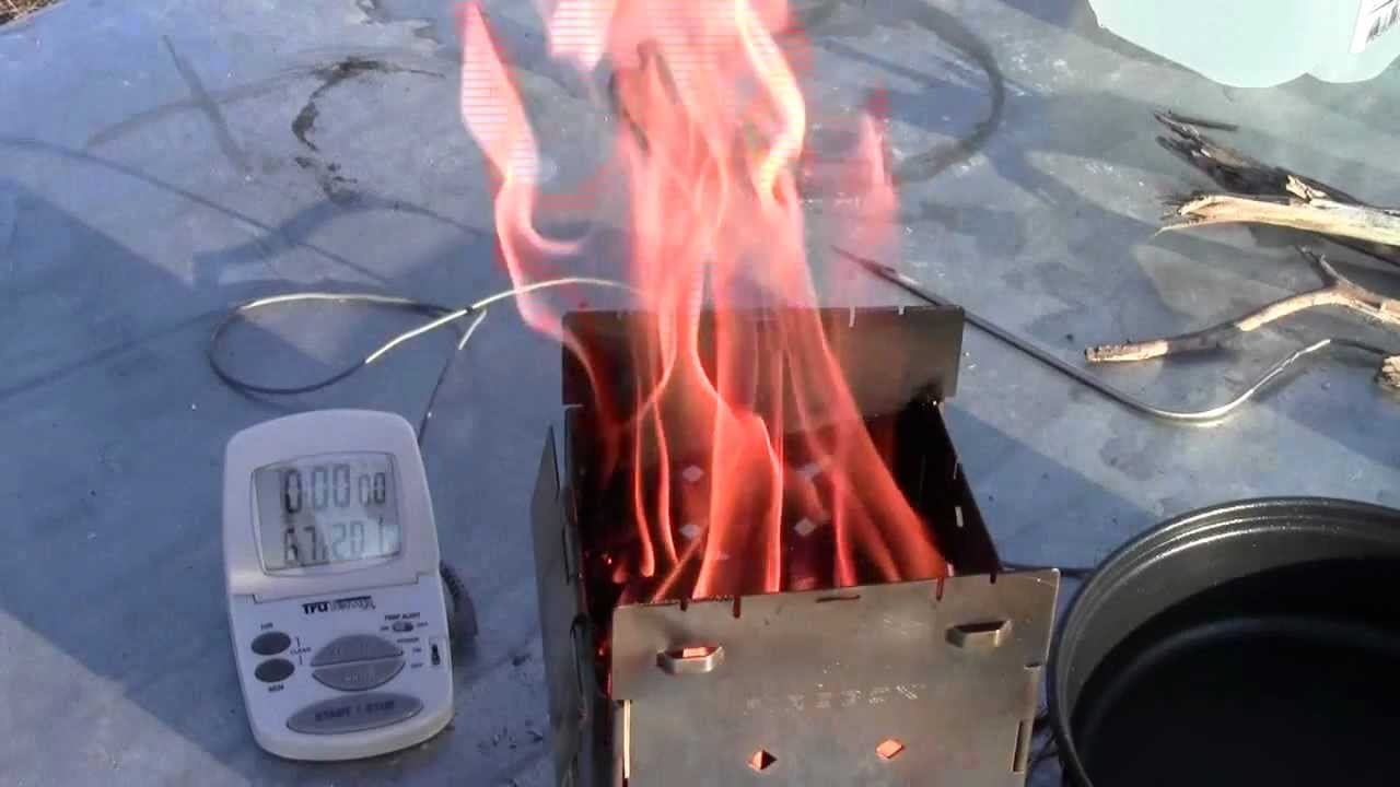 Firebox Stove Boil Test. смотреть онлайн