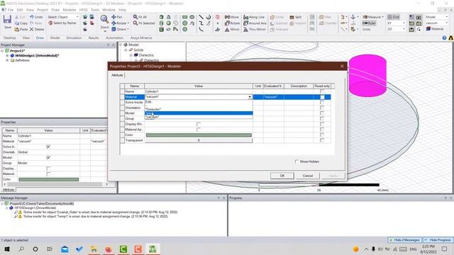 HFSS Tutorial - Simulation of a Helical Antenna (Part 1: Drawing Geometry & Primary Simulation) смотреть онлайн