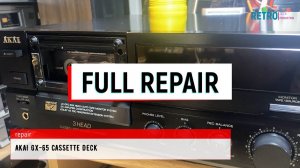AKAI GX-65 cassette deck - DOOR REPAIR