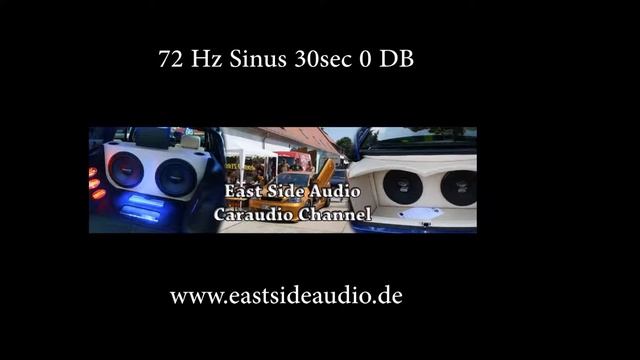 72 Hz Sinus Ton Wave 0DB for DB Drag Soundcontest Bass Test 30sec смотреть онлайн