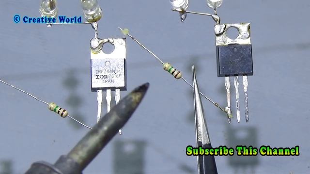 How To Make Superb LED Effect Driver Using Mosfet - LED Flasher смотреть онлайн