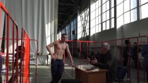 Взвешивание борцов до 86 кг.