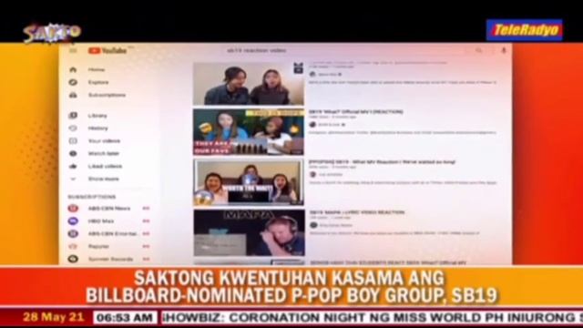 #SB19 on Sakto TeleRadyo with Sir Jeff Canoy [052821 PART1] смотреть онлайн