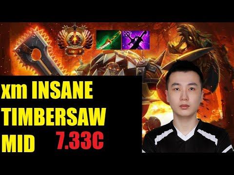 Xm INSANE TIMBERSAW MID DOTA 2 GAMEPLAY HIGH MMR смотреть онлайн