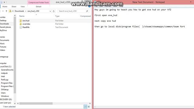 tf2 how to install eve hud смотреть онлайн