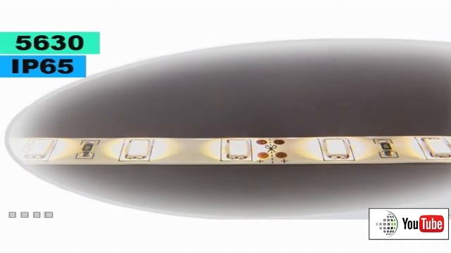 Strip LED Blanc Chaud Léger SMD 5630 IP65 60 LED / m смотреть онлайн