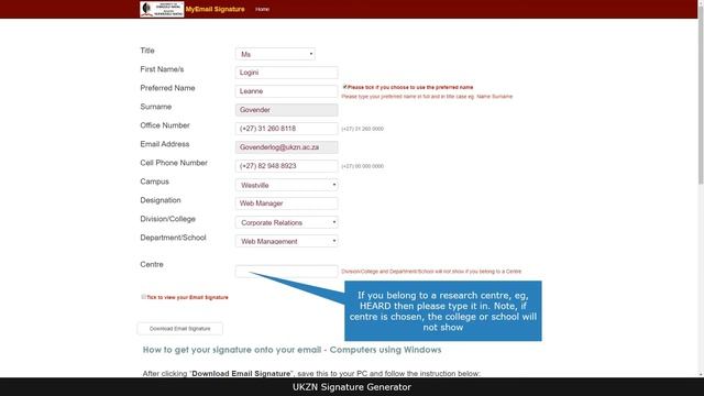 How to generate your Email Signature – isiZulu Version смотреть онлайн