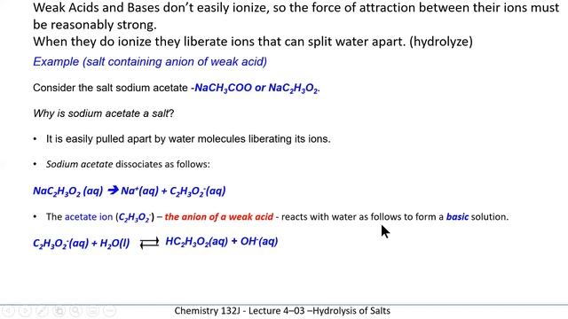 APSC132 - lecture 4 03 Hydrolysis of Salts смотреть онлайн