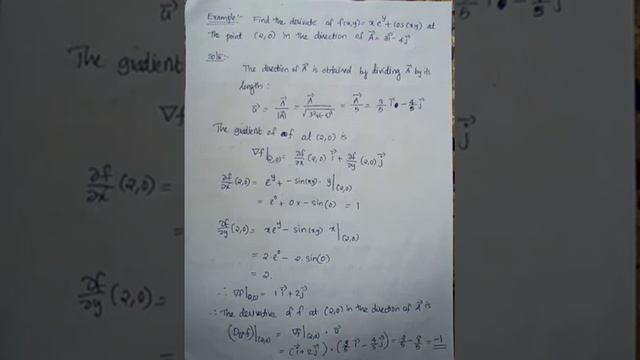 Lecture 7: S5 BSc Mathematics. Calicut University. Module 2. Directional derivatives смотреть онлайн