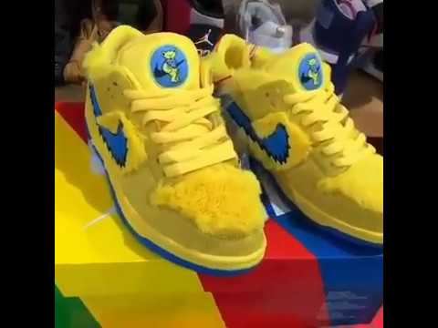 Nike SB Dunk Low Grateful Dead Bears смотреть онлайн