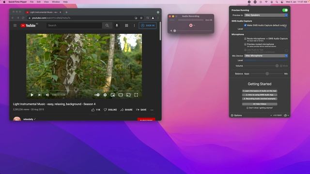 Record audio in Quicktime with SWB Audio App смотреть онлайн