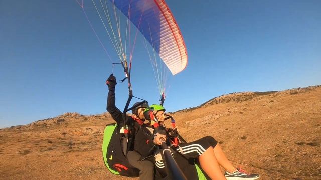 Tandem paragliding with Aleksandra 😎 Decic 10. oct 2018 смотреть онлайн