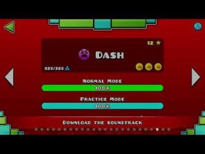 Geometry Dash 2.2 | Level 22 "Dash" | 100% Complete With 3 Coins