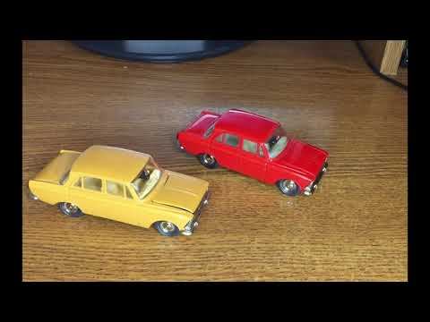 8а. Обзор масштабных моделек Москвич-408 (модель А1, сделано в СССР) смотреть онлайн