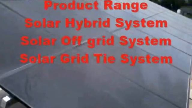 5 Kw Thin Film Solar Power Plant