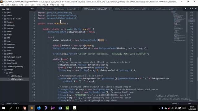 Socket Programming with ECB Cryptograph in Java смотреть онлайн