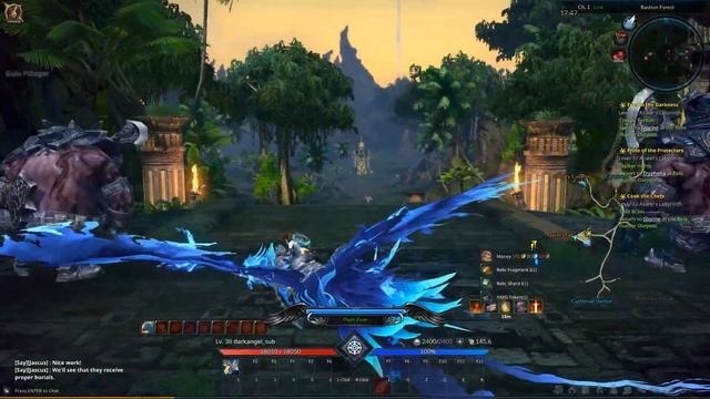 Tera Online Ostgarath Ascension Azarel Labyrinth Sub-Quest Lv 31-32 смотреть онлайн