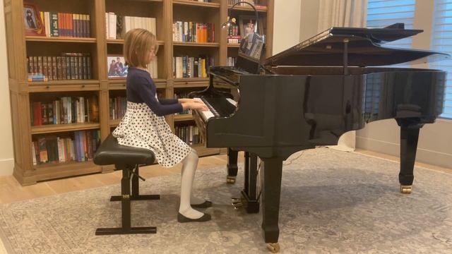 Milena Ionov, 10yo, Bach, French Suite No 5 in G Major, BWV 816 - I, II, III, IV смотреть онлайн