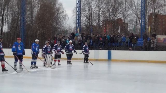 ХК "ИМПУЛЬС" 40 лет. Начало и торжественная часть на льду. смотреть онлайн