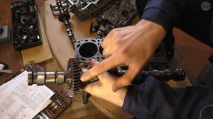 Как взводить шестерню распредвала 3S FE, 4S FE Texnar