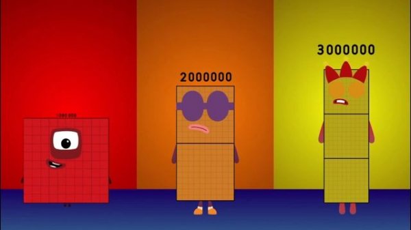 Numberblocks Band GIGA (1000 to 1000000000) But Normal