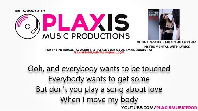 Selena Gomez - Me and the Rhythm (INSTRUMENTAL with LYRICS) смотреть онлайн