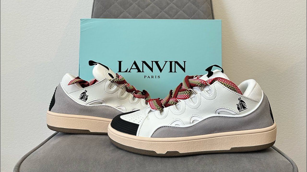 Обзор на Lanvin Curb Sneakers White