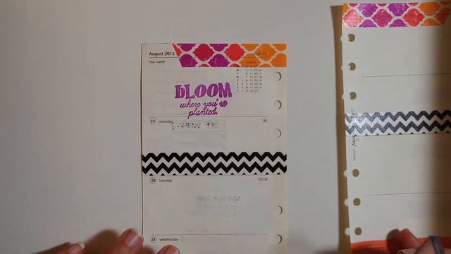 Decorating my Filofax - Week 34 смотреть онлайн