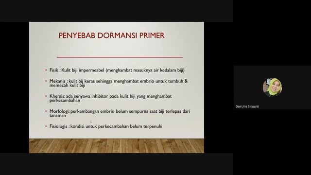 Materi Kuliah Dormansi dan Perkecambahan_UGM_Dwi Umi Siswanti смотреть онлайн