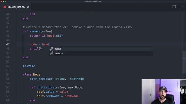 Data Structures and Algorithms in Ruby: Linked Lists #2 смотреть онлайн