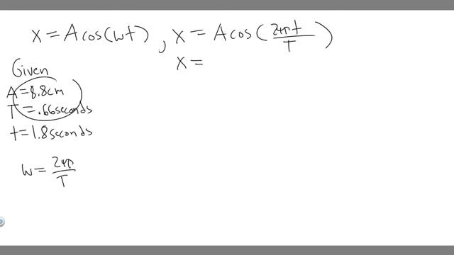 What is the equation describing the motion of a mass on the end of a spring which is stretched 8.8c смотреть онлайн