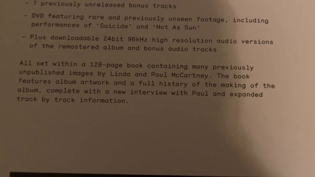 Paul McCartney Archive Collection - Band on the Run, McCartney, McCartney II - Unboxing смотреть онлайн