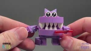 Собираем монстрика Вендиго из конструктора QBRIX KIDS