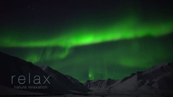 Aurora Borealis in 4K UHD Northern Lights Relaxation Alaska Real-Time Video 2 HO