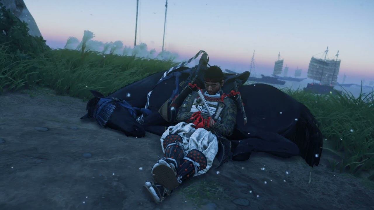 Resting Buddies - Ghost of Tsushima Live Wallpaper смотреть онлайн