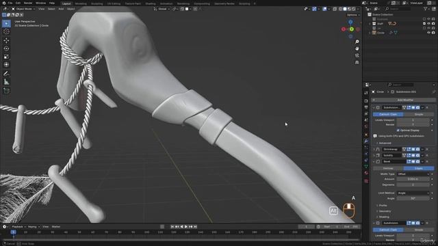 39 5-5 Shrinkwrap modifier and solidify смотреть онлайн