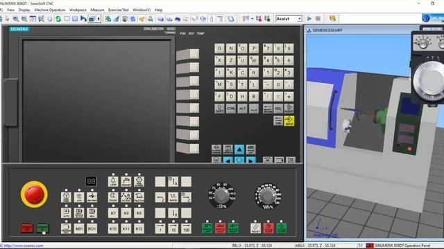 CNC Controller Siemen EP.1 Open Zero Return смотреть онлайн