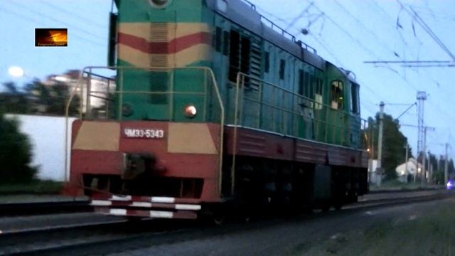Shunting locomotive ChME3-5343 смотреть онлайн