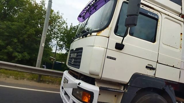 Фура MAN 19.414 на трассе смотреть онлайн