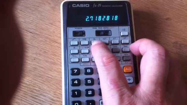 Casio fx-19 Scientific Calculator (1976) смотреть онлайн