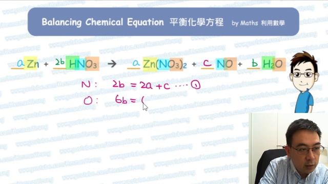 How to balance Zn + HNO3 = Zn(NO3)2 + NO + H2O смотреть онлайн