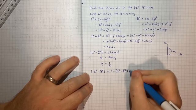 How to find the locus of a point P representing z given that |z^2 - zbar^2| = 4 смотреть онлайн