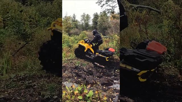 Все садятся, а brp outlander гребет #квадроциклы #atv #brp смотреть онлайн