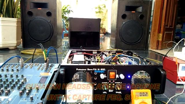 TEST AUDIO MUSIC P.A 2-1 (2CH STEREO + 1CH SUB) | RE-KONDISI POWER AMPLIFIER 2.1 [PART-07]