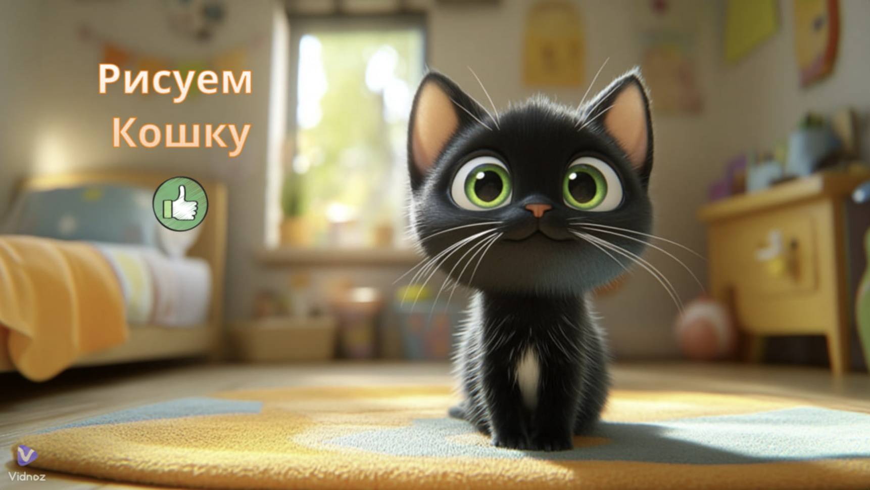 Маленькие художники: Рисуем Кошку - Детский образовательный мультфильм смотреть онлайн