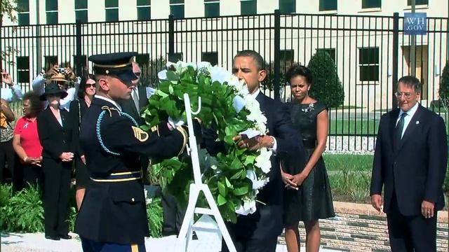 President Obama Attends 9/11 Memorial Service at the Pentagon смотреть онлайн