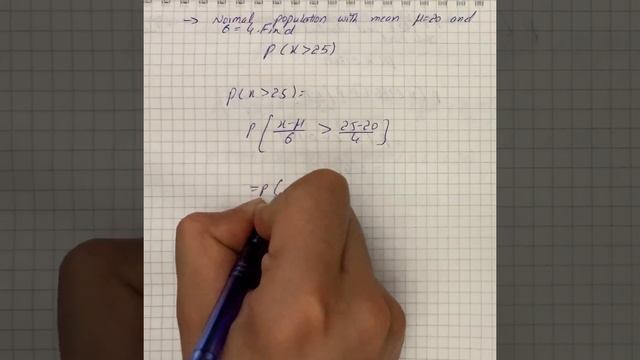 normal population has mean \mu = 20 and standard deviation \sigma = 4 ... | Plainmath смотреть онлайн