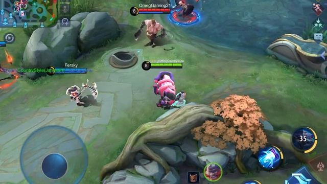 Johnson & Aurora Tandem - Mobile Legends Gameplay смотреть онлайн
