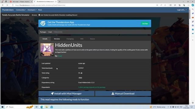 НЕ ПОЛУЧАЕТСЯ УСТАНОВИТЬ МОД НА TABS|РЕШЕНИЕ I CAN'T INSTALL THE MOD ON TABS|decision смотреть онлайн