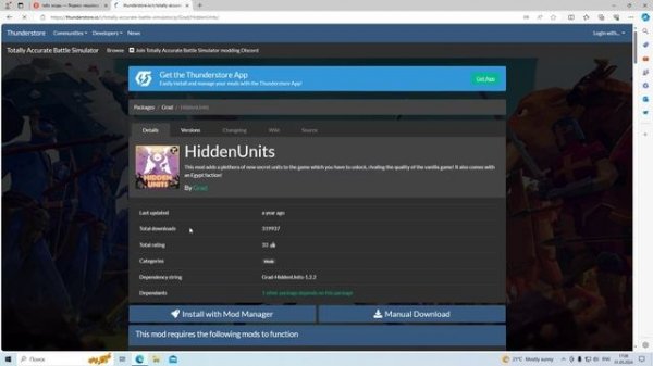 НЕ ПОЛУЧАЕТСЯ УСТАНОВИТЬ МОД НА TABS|РЕШЕНИЕ I CAN'T INSTALL THE MOD ON TABS|decision